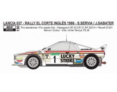 Decal – Lancia 037 „Lucky Strike“ - Rally Corte Inglés 1986